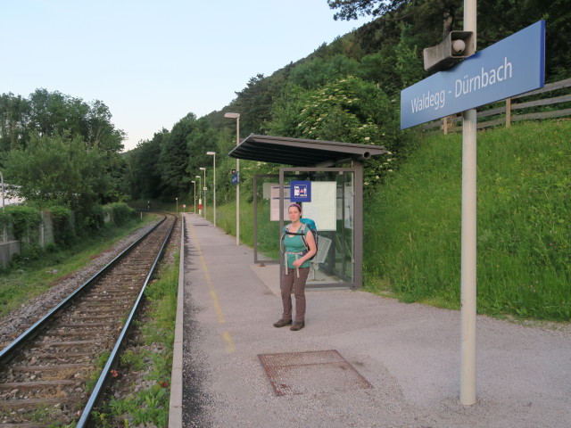 Sabine im Bahnhof Waldegg-D&uuml;rnbach, 372 m