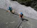 Klettersteig 'MoBo 107': Hans und Christina beim Flying Fox