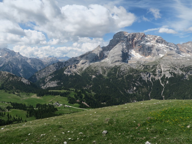 Hohe Gaisl von der Dürrensteinalpe aus (15. Juni)