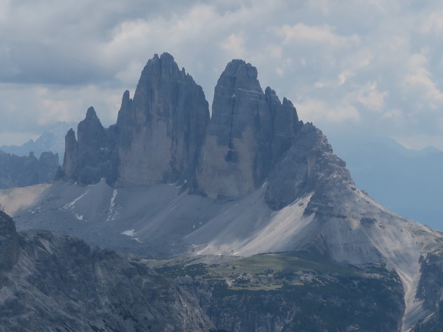 Drei Zinnen vom Dürrenstein aus (15. Juni)