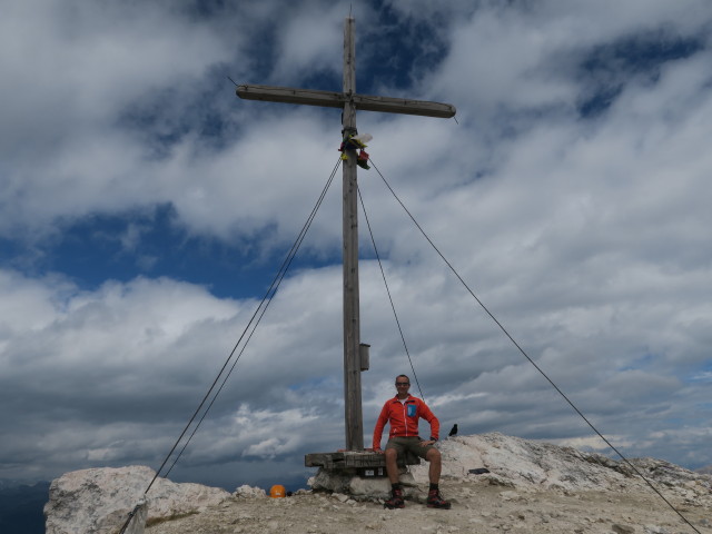 Ich am Seekofel, 2.810 m (16. Juni)