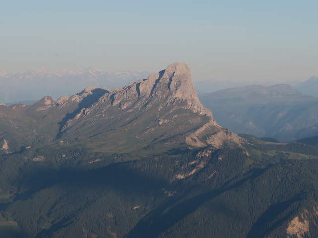 Sas de Pütia vom Muntejela de Senes aus (17. Juni)