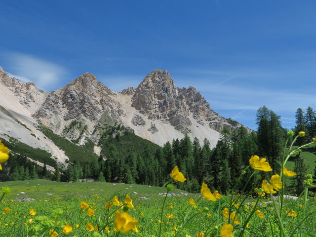 von der Ücia de Pices Fanes Richtung Nordosten (17. Juni)