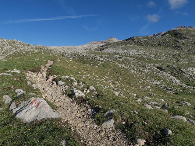 Weg 12 zwischen Ücia Lavarela und Ju dla Crucs (18. Juni)