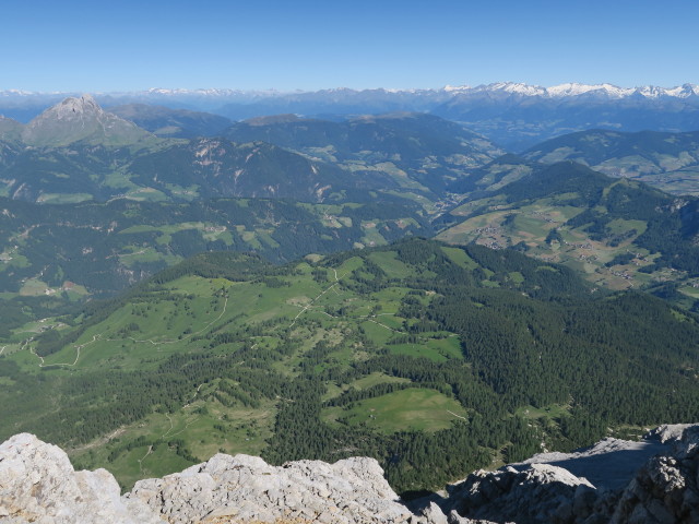 vom Piz dla Crusc Richtung Nordwesten (18. Juni)