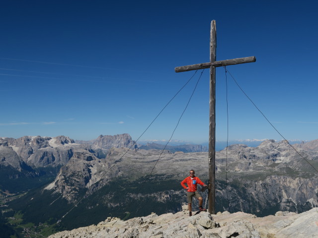 Ich am Piz dla Crusc, 2.907 m (18. Juni)
