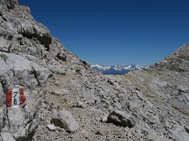 Weg 7B zwischen Piz dla Crusc und Zehner-Klettersteig (18. Juni)