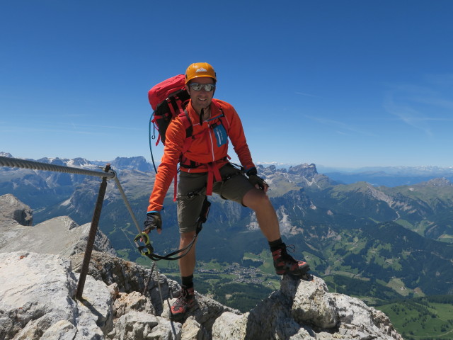 Ich am Zehner-Klettersteig (18. Juni)