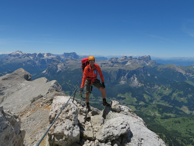 Ich am Zehner-Klettersteig (18. Juni)