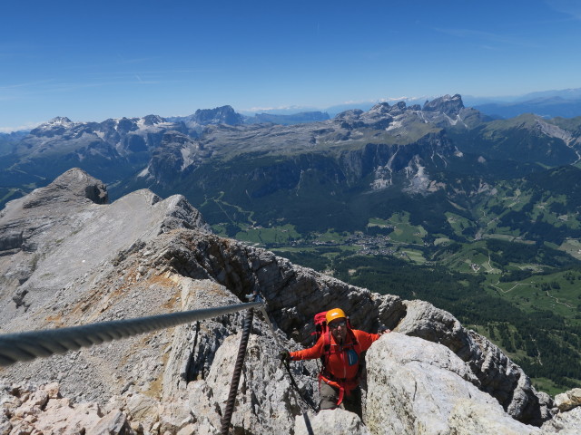 Ich am Zehner-Klettersteig (18. Juni)