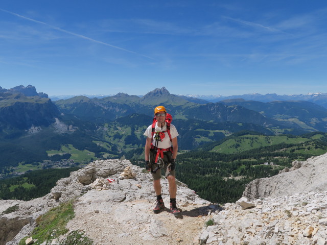 Ich am Kreuzkofel-Klettersteig (18. Juni)