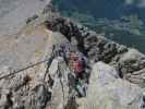 Stefan am Zehner-Klettersteig (18. Juni)
