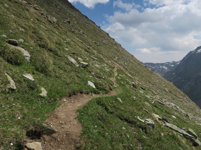 Hochstubai-Panoramaweg zwischen Oberem Wannenkar und Rötenkar