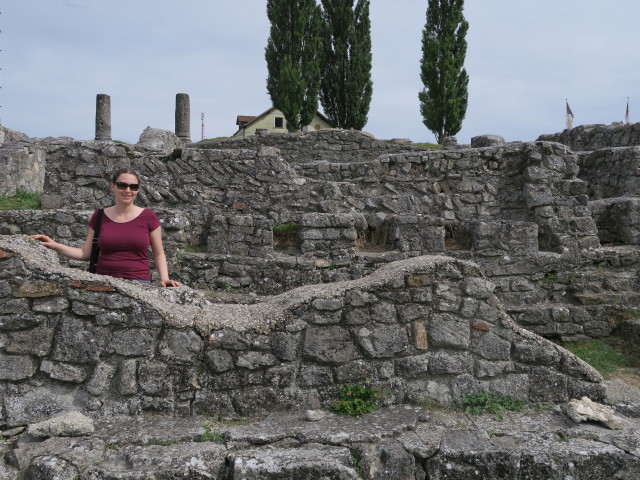 Sabine im Amphitheater Milit&auml;rstadt