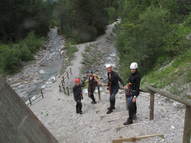 Werner, Helmut, Frank und Larissa