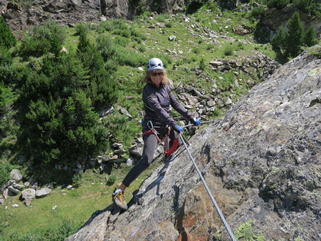 Kölnbrein-Klettersteig: Irmgard im Übungsklettersteig