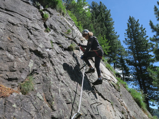Kölnbrein-Klettersteig: Irmgard im oberen Abschnitt