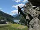 Kölnbrein-Klettersteig: Irmgard im Übungsklettersteig