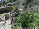 Kölnbrein-Klettersteig: Irmgard im Übungsklettersteig