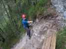 Endorphine-Klettersteig: Werner am Abstiegs-Klettersteig