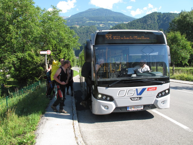 Werner, Frank, Helmut und Sonja auf der Gailbergstraße