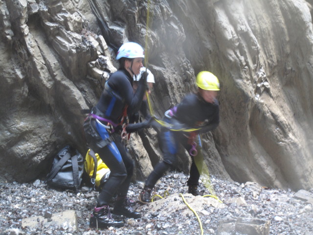 Sonja, Cornelia und Angelika im Silberfall