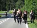 Josef, Frank, Cornelia, Helmut, Sonja, Angelika und Werner auf der Gailbergstraße