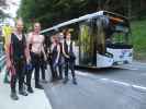 Helmut, Frank, Cornelia, Angelika, Werner und Sonja auf der Gailbergstraße