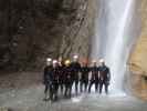 Sonja, Cornelia, Helmut, Angelika, Frank, Werner, ich und Josef im Silberfall