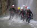 Frank, Helmut, Angelika, Cornelia, Josef, Werner und Sonja im Silberfall