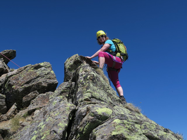 Angelika am Deferegger Pfannhorn-Nordostgrat