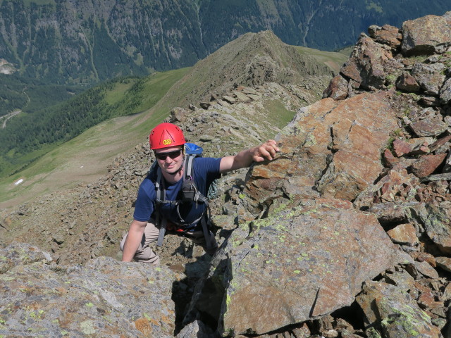 Werner am Deferegger Pfannhorn-Nordostgrat
