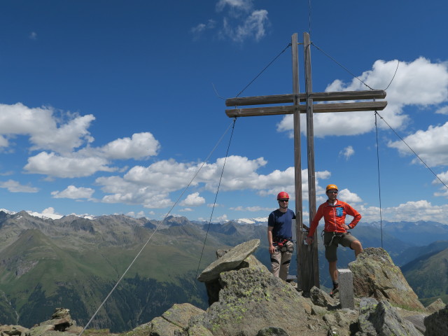 Werner und ich am Deferegger Pfannhorn, 2.820 m