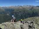 Sonja und Angelika am Deferegger Pfannhorn-Nordostgrat