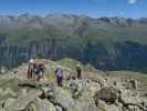 Josef, Sonja und Angelika am Deferegger Pfannhorn-Nordostgrat