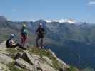 Sonja, Angelika und Josef am Deferegger Pfannhorn-Nordostgrat