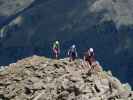 Angelika, Sonja und Josef am Deferegger Pfannhorn-Nordostgrat