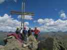 Angelika, Sonja, Werner, Josef und ich am Deferegger Pfannhorn, 2.820 m