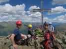 Werner, Angelika, Josef und Sonja am Deferegger Pfannhorn, 2.820 m