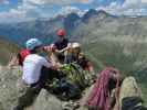 Sonja, Werner und Angelika am Deferegger Pfannhorn, 2.820 m