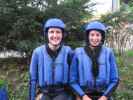 Sonja und Larissa im Eddy Rafting Center