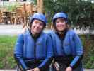 Cornelia und Angelika im Eddy Rafting Center