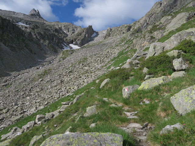 Weg 112 zwischen Patscher Tal und Alter Barmer H&uuml;tte (8. Juli)