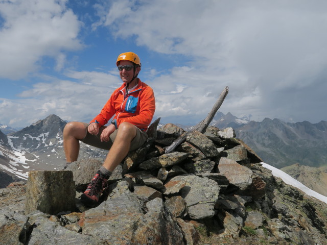 Ich am Rosshorn, 3.068 m (8. Juli)