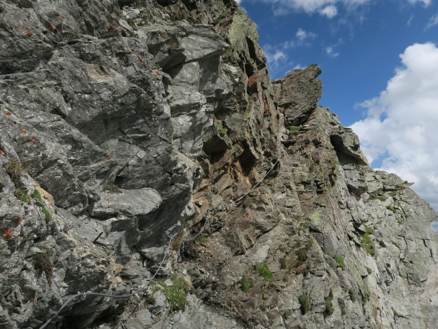 Weg 114 zwischen Rosshornscharte und Alte Barmer Hütte (8. Juli)