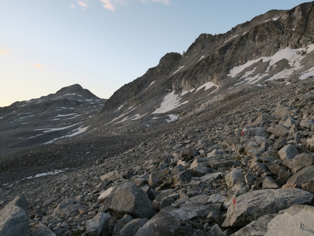 Weg 114 zwischen Barmer H&uuml;tte und J&auml;gerscharte (9. Juli)