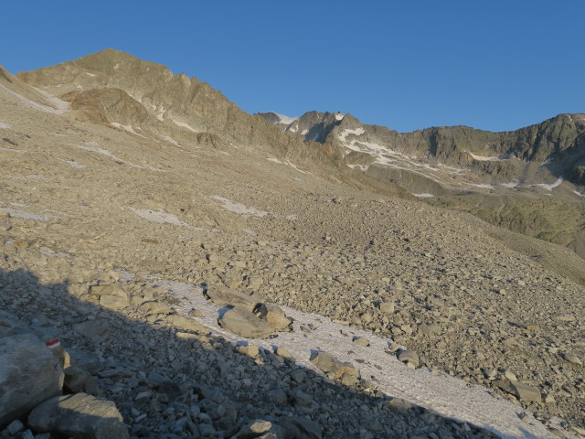 Weg 114 zwischen Barmer H&uuml;tte und J&auml;gerscharte (9. Juli)