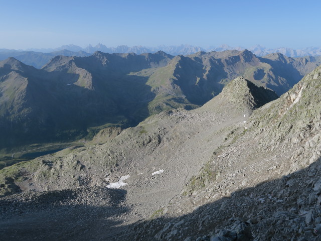 von der Jägerscharte Richtung Süden (9. Juli)