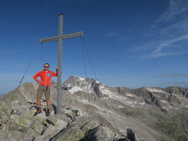 Ich am Almerhorn, 2.985 m (9. Juli)