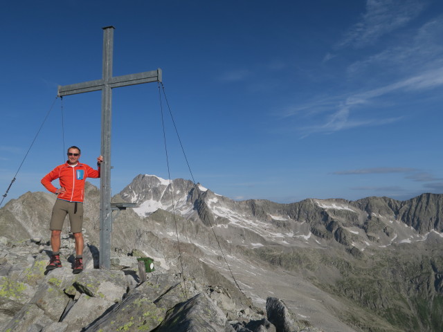 Ich am Almerhorn, 2.985 m (9. Juli)